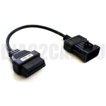 Переходник Opel 10 pin на OBDII полная распиновка