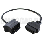 Переходник Toyota 17 pin прямоугольный разъем на OBDII