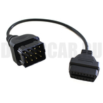 Переходник ГАЗ 12 pin на OBDII 16 pin GAZ 12 pin