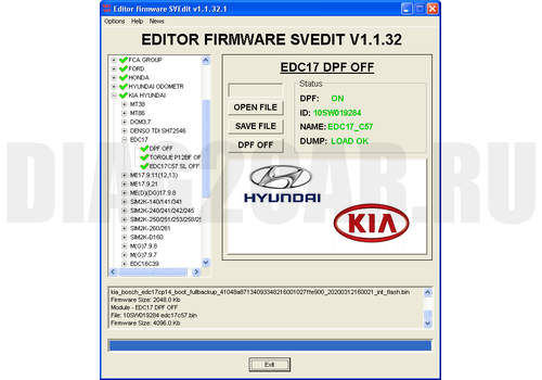 Модуль EGR OFF MD1CS012 TDI HYUNDAI KIA