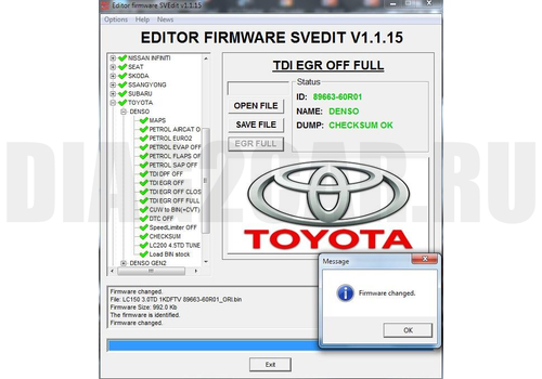 Модуль DPF/FAP DENSO TDI TOYOTA и LEXUS