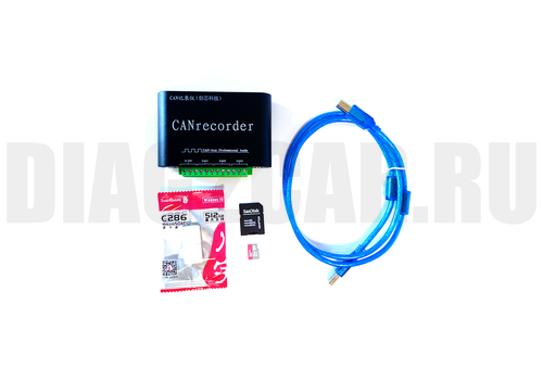 CANrecorder запись и регистратор данных